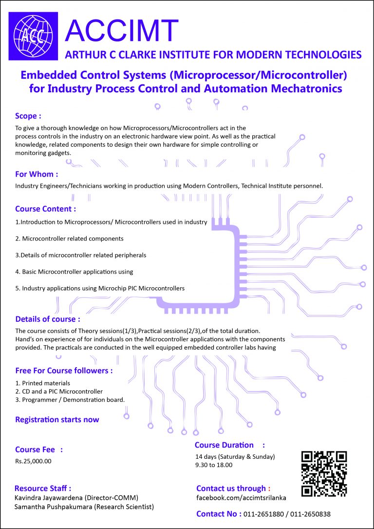 Embedded Control Systems (ECS) – A C C I M T