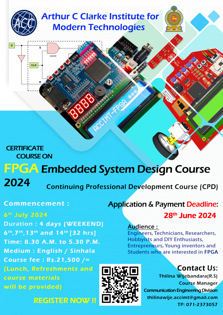 Fpga Course FPGA Embedded System Design Course 2024 – A C C I M T